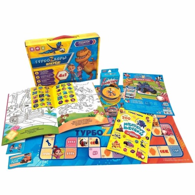 Игровой набор Подарок для любознательных Турбозавры вперед Геодом